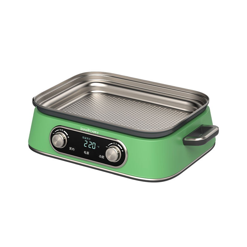 Square Multifunctional Titanium Pot (Vanilla Green)