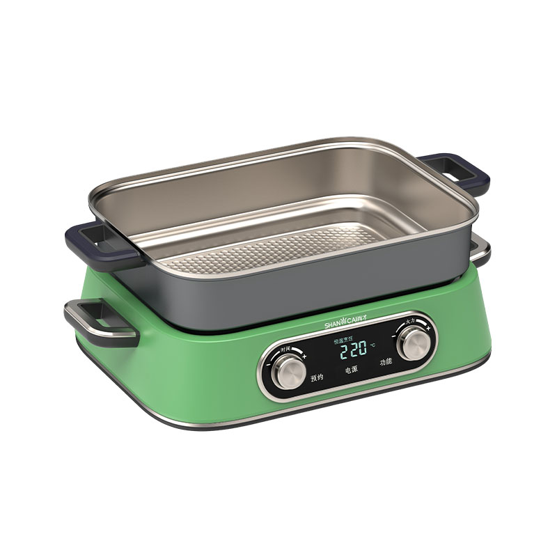 Square Multifunctional Titanium Pot (Vanilla Green)