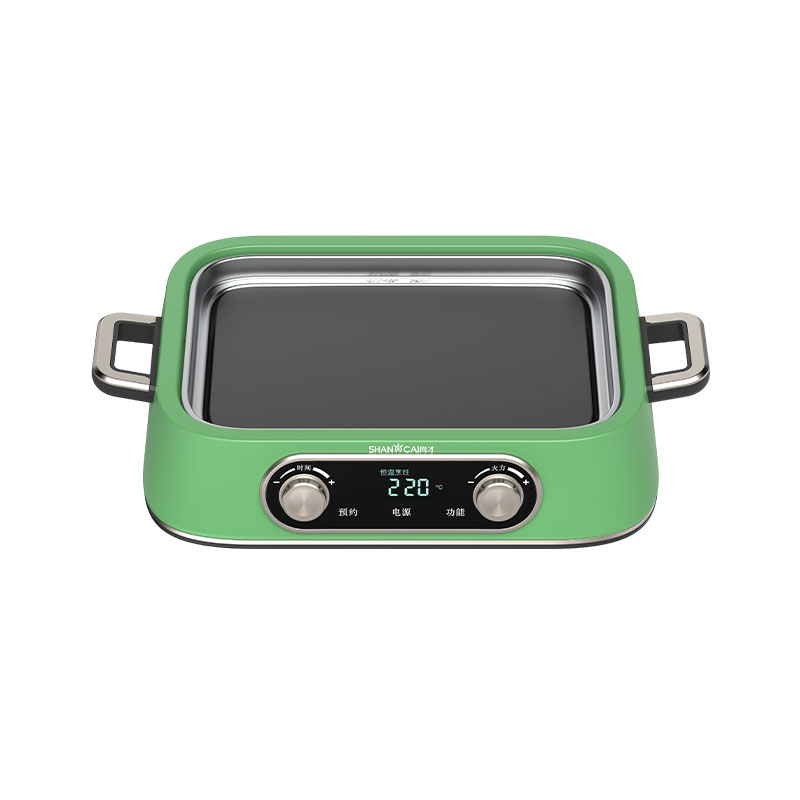 Square Multifunctional Titanium Pot (Vanilla Green)